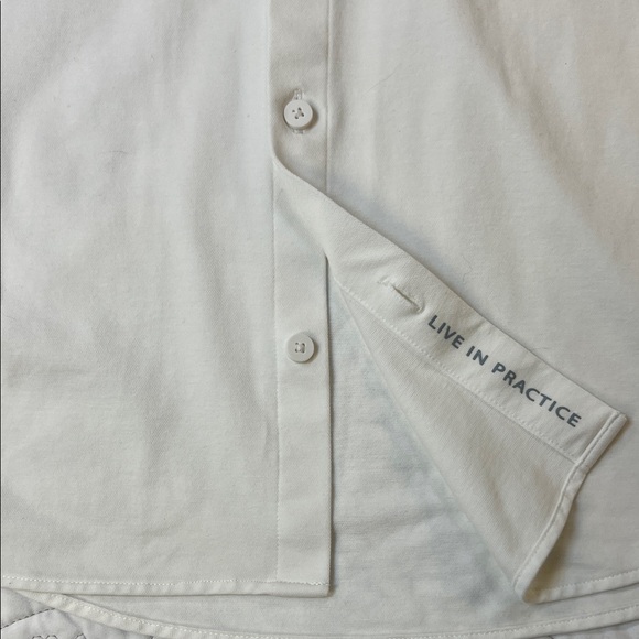 Lululemon Men’s White Button Down Shirt - Commission Long Sleeve Shirt Pocket - Picture 6 of 11